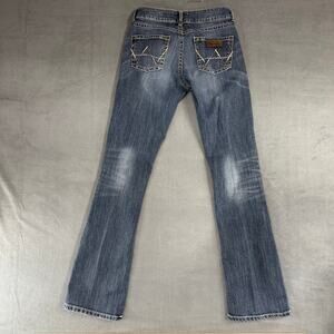 Wrangler Womens Premium Patch Mae LowRise Jean Little Rock Boot‎ 09MWZLR 3/4x36